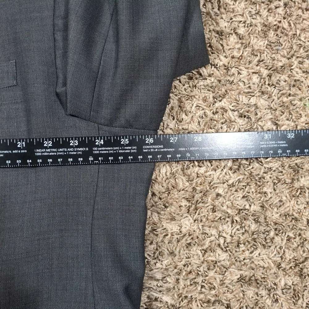 Lauren Ralph Lauren Men Gray Wool Blend‎ Suit Blazer Jacket 52R